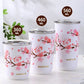 Cherry Blossom Stainless Steel Thermal Mug – Leak-Proof Travel Cup with Lid, 360–560ml