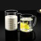 Borosilicate Glass Measuring Beaker Mug – 400ml Milk Cup with Handle