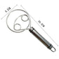 Stainless Steel Danish Dough Whisk – Handheld Beater for Bread & Pastry Mixing