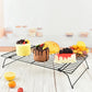 3pc Stainless Steel Cooling & Baking Rack – Non-stick Grid Tray for Cookies, Bread, Pizza