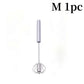 Semi-Automatic Stainless Steel Egg Beater – Self-Turning Hand Whisk Kitchen Tool