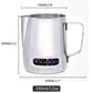 Milk Frothing Pitcher with Temperature Display – Stainless Steel Jug for Latte Art 350/600ml
