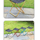 Lightweight Folding Camping Chair – Golden Aluminium Alloy Seat with Carry Bag