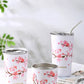 Cherry Blossom Stainless Steel Thermal Mug – Leak-Proof Travel Cup with Lid, 360–560ml