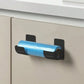Adjustable Self-Adhesive Kitchen Storage Shelf – Wall-Mounted Holder for Wraps, Foil & Towels