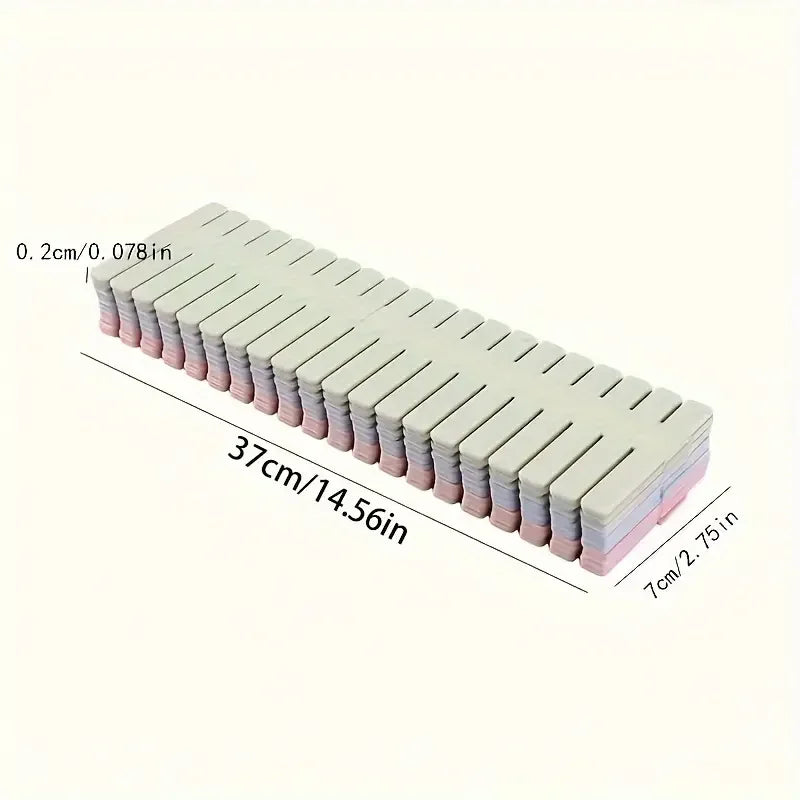 4pcs Adjustable Drawer Dividers – Custom Storage for Home, Office & Wardrobe Organisation