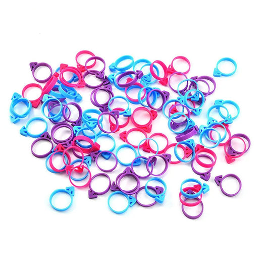 10pc Silicone Icing Bag Ties – Reusable No-Leak Piping Bag Clips for Cake Decorating