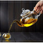 400ml/1000ml Heat-Resistant Glass Teapot with Strainer – Flower Kettle Kung Fu Teaware Set