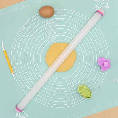 Non-Stick Plastic Rolling Pin – 23cm/33cm/45cm/50cm Sizes for Dough, Fondant & Pastry