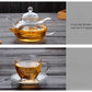 400ml/1000ml Heat-Resistant Glass Teapot with Strainer – Flower Kettle Kung Fu Teaware Set