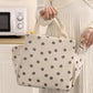 Corduroy Thermal Lunch Bag – Insulated Food Pouch for School, Work & Picnics