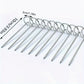 10pcs Grill Skewers – Stainless Steel for Air Fryer, Oven & BBQ Cooking