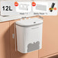 Wall Mounted Kitchen Wastebasket Bin – 8.5L/12L Compost & Rubbish Bin with Lid