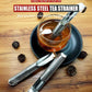 Stainless Steel Tea Strainer with Hanging Handle – Fine Mesh Tea Filter for Loose Leaves