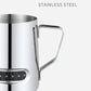 Milk Frothing Pitcher with Temperature Display – Stainless Steel Jug for Latte Art 350/600ml