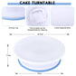 Macaron Rotating Cake Turntable – 11" Revolving Stand for Cake Decorating and Baking