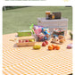 Yellow Waterproof Camping & Picnic Mat – Double-Sided Aluminium Sleeping Pad for Outdoor Use