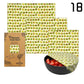3pcs Reusable Beeswax Food Wraps – Natural Cotton Covers for Cheese, Fruit & Bread