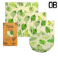 3pcs Reusable Beeswax Food Wraps – Natural Cotton Covers for Cheese, Fruit & Bread