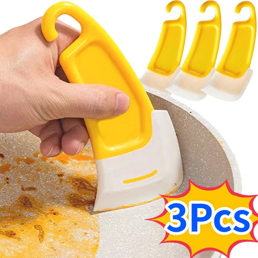 Silicone Kitchen Cleaning Spatula – Soft Blade Scraper for Pots, Pans & Baking Dishes