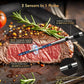 Wireless Meat Thermometer – Bluetooth Digital Probe with App & LCD for Oven, BBQ & Smoker