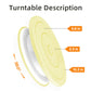 Macaron Rotating Cake Turntable – 11" Revolving Stand for Cake Decorating and Baking
