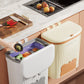 Wall Mounted Kitchen Wastebasket Bin – 8.5L/12L Compost & Rubbish Bin with Lid