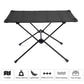WESTTUNE Lightweight Camping Folding Table – Portable Roll-Up Aluminium Table with Oxford Fabric Top