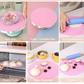 Silicone Cake Turntable Mat – Non-Stick Baking Mat with Size Guide, Heat Resistant Baking Tool