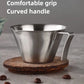100ml Stainless Steel Espresso Extraction Cup – Coffee Cup with Scale for Home or Café Use