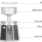 600ml Moka Coffee Pot – Italian-Style Aluminium Espresso Maker for Stove-Top Brewing