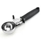 Stainless Steel Ice Cream Scooper – Pressable Fruit Spoon and Dual-Purpose Ball Scoop