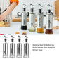 Stainless Steel Oil Bottle – 300ml/500ml Dispenser for Olive Oil, Vinegar & Sauces