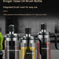 Silicone Oil Brush with Glass Bottle – High Temp Resistant, Non-Shedding, for Kitchen & BBQ