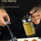 Silicone Oil Brush with Glass Bottle – High Temp Resistant, Non-Shedding, for Kitchen & BBQ