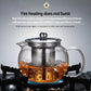 Heat Resistant Glass Teapot with Stainless Steel Infuser – 650ml, 950ml or 1300ml