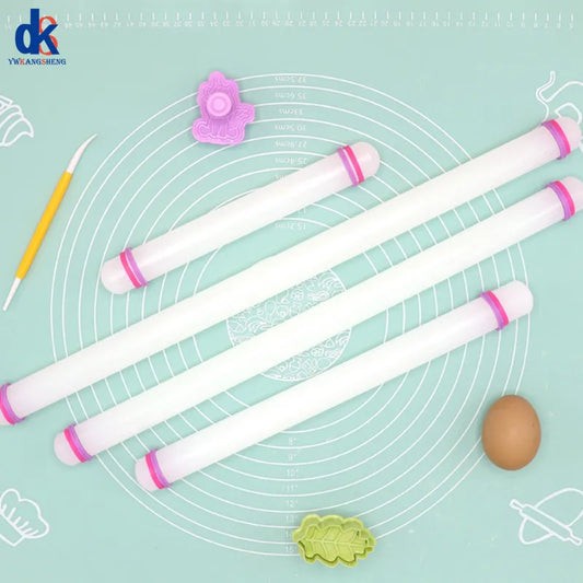 Non-Stick Plastic Rolling Pin – 23cm/33cm/45cm/50cm Sizes for Dough, Fondant & Pastry