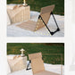 Folding Camping & Beach Chair – Lightweight Backrest Chair with Cushion & Storage Bag