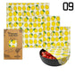 3pcs Reusable Beeswax Food Wraps – Natural Cotton Covers for Cheese, Fruit & Bread