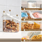 Airtight Cereal Storage Container 1.5L with Pouring Spout & Measuring Cup