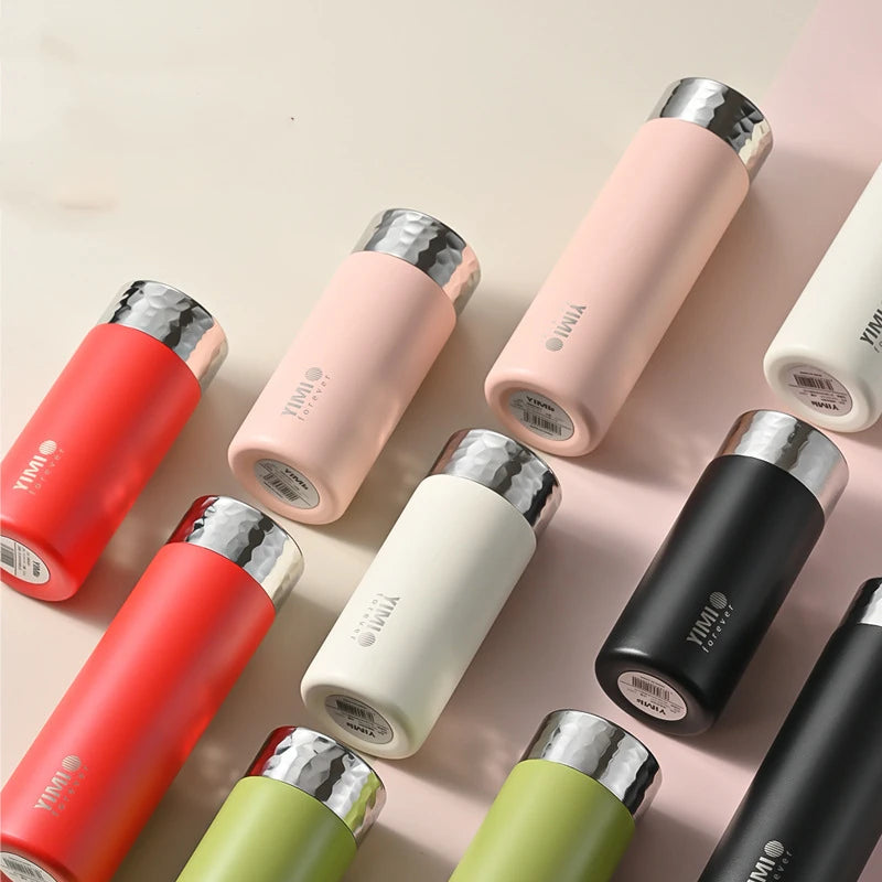 Mini Insulated Stainless Steel Cup - 220ml/300ml Vacuum Flask for Office, School or Travel