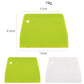 2PCS Plastic Dough Scraper and Pastry Cutter Set – Baking and Cake Decorating Tools