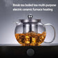 Heat Resistant Glass Teapot with Stainless Steel Infuser – 650ml, 950ml or 1300ml
