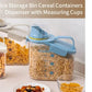 Airtight Cereal Storage Container 1.5L with Pouring Spout & Measuring Cup