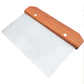 Stainless Steel Dough Scraper with Measurement Scale – Baking and Pizza Cutter Tool