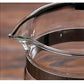Heat Resistant Glass Teapot with One-Click Filtering – Tea and Coffee Maker with Water Separation