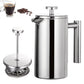 Stainless Steel Coffee French Press Jug – Durable & Stylish Brew Maker