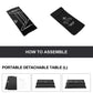 Widesea Foldable Camping Table – Ultralight Aluminium Desk for Outdoor, Hiking, and Picnic Use