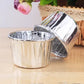 50pcs Gold Muffin Cupcake Liners – Oilproof Baking Cups for Weddings, Parties and Events