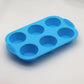 Silicone 6-Cup Cake Mould – Non-Stick Muffin Tray for Baking Cupcakes, Cakes and Biscuits